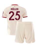 Bayern Munich Thomas Muller #25 Kolmaspaita Lasten 2024-25 Lyhythihainen (+ shortsit)